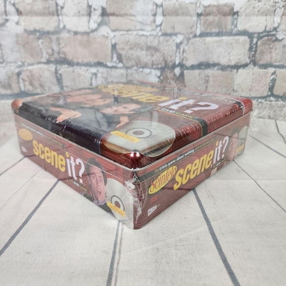 Scene It Deluxe DVD Seinfeld Edition Metal Tin  New - Picture 4 of 10